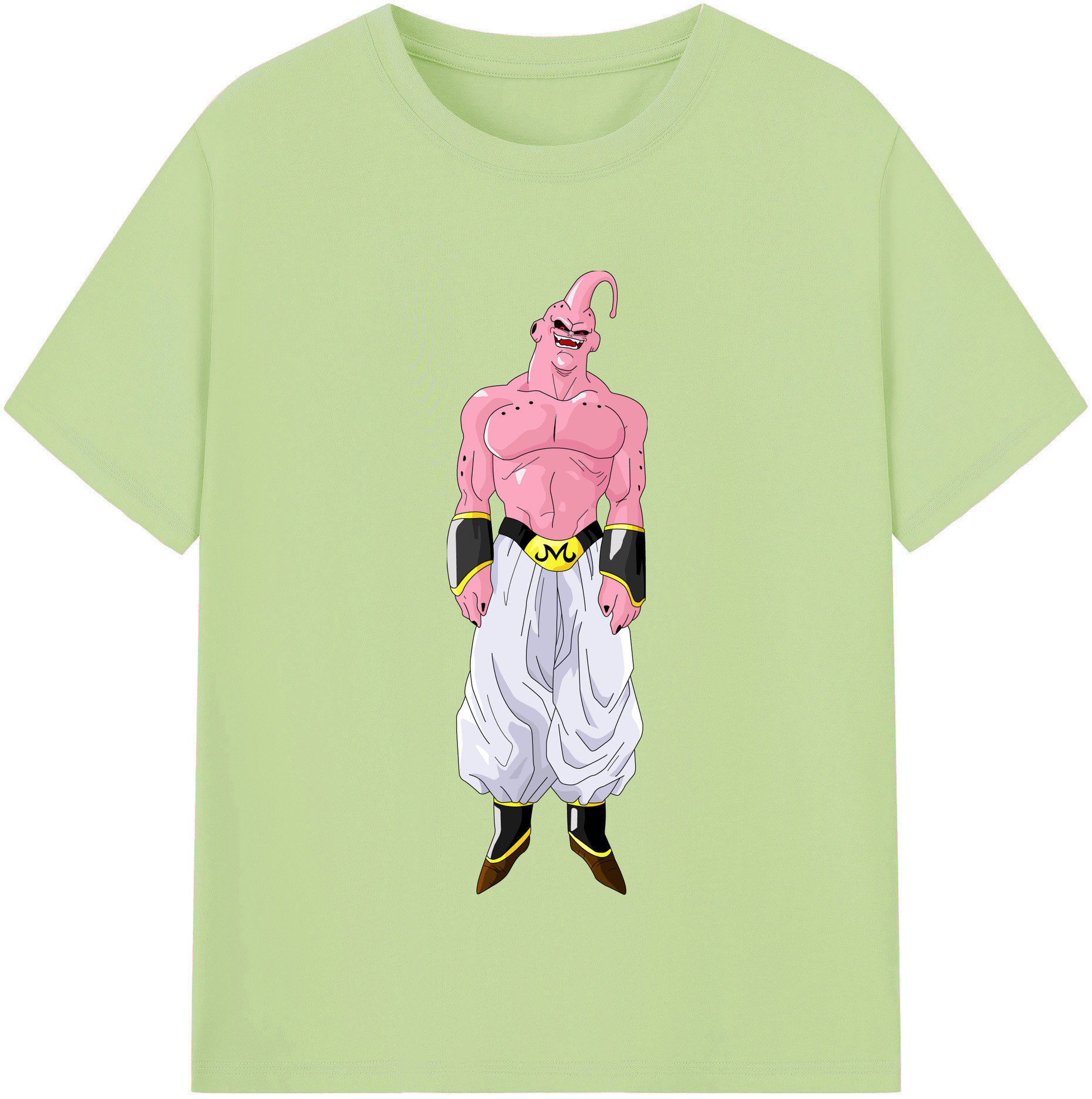 （画像用） ドラゴンボール 魔人ブウ DRAGON BALL Majin Buu 綿100％半袖Tシャツ（フロントプリント）